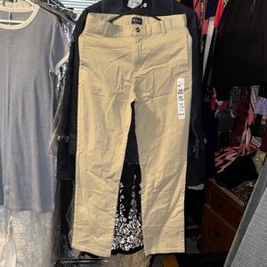 The Children's Place Beige/Tan Straight-Leg Chinos 14 nwt